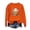Orange-Halloween Shirts, variant on Inverlee Halloween Sweatshirts Women Funny Pumpkin Ghost Graphic T-shirt Stretch Round Neck Sweatshirt Long Sleeve Holiday Pullover Tops Halloween Clothes