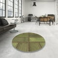 thumbnail image 3 of Ahgly Company Indoor Rectangle Patterned Brass Green Area Rugs, 7' x 9', 3 of 6