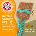thumbnail image 3 of Arm & Hammer Tools 7.5" Wood Mix Paintbrush Durable Dental Dog Chew Toy, 3 of 9