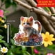 thumbnail image 3 of Small Animals Decoration 2D Acrylic Window Decoration Pendant Wall Decoration Craftsmanship Pendant Home Hanging, 3 of 6