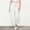 White, variant on Swuxness Women Casual Straight Leg Pants, Womens Fall Long Pants, Women Elastic High Waist Comfortable Stretch Fitted Drawstrin Trousers for Everyday Wear Navy, XXXL