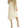 thumbnail image 2 of Alfani Printed Asymmetrical Skirt (Beige), Beige, 6, 2 of 2
