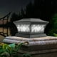 thumbnail image 1 of Luces solares para exteriores, luces solares para postes, luces para cercas, luces para postes, decoración de patios y jardines, iluminación blanca y negra, luces solares para postes, luces para cerca, 1 of 7