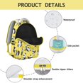 thumbnail image 4 of Panda Sports Backpack for Gym & School - Ventilated Back Panel, Separate Wet/Dry Compartments, Stretchable Side Pockets for Water Bottles Panda Design, 4 of 6