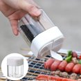 thumbnail image 1 of Oleegame 1PC Spice Dispenser Mini Kitchen Seasoning Quantitative Seasoning Jar Seasoning Jar Metering Seasoning Jar Quantitative Seasoning Bottle Kitchen Seasoning Jar Press Seasoning Jar White, 1 of 7