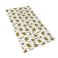 thumbnail image 2 of Disketp Hohey Bee Golden2 Print Bathroom Towels,Cotton Towel,Soft Towels For Kitchen And Bath, 2 of 9