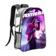 thumbnail image 1 of Fortnite Mochila transparente temática, resistente y duradera, bolsa see-through para trabajo, deporte, universidad y viaje, 31 × 43 cm, 1 of 6
