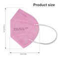 thumbnail image 4 of Muyoka 10pcs KN95 M谩scara facial para ni帽os 5 capas Cubierta facial para ni帽os M谩scara de protecci贸n para ni帽os de seguridad transpirable 3D con ganchos el谩sticos para las orejas Puente nasal ajustab, 4 of 6