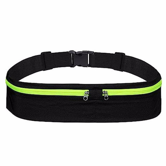 Baohd Ceinture de Course Durable, Durable, pour Toutes les Aventures, Sac de Course Confortable en Polyester, Vert