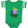 thumbnail image 3 of Inktastic Im So Grapeful for You with Cute Grapes Boys or Girls Baby Bodysuit, 3 of 5