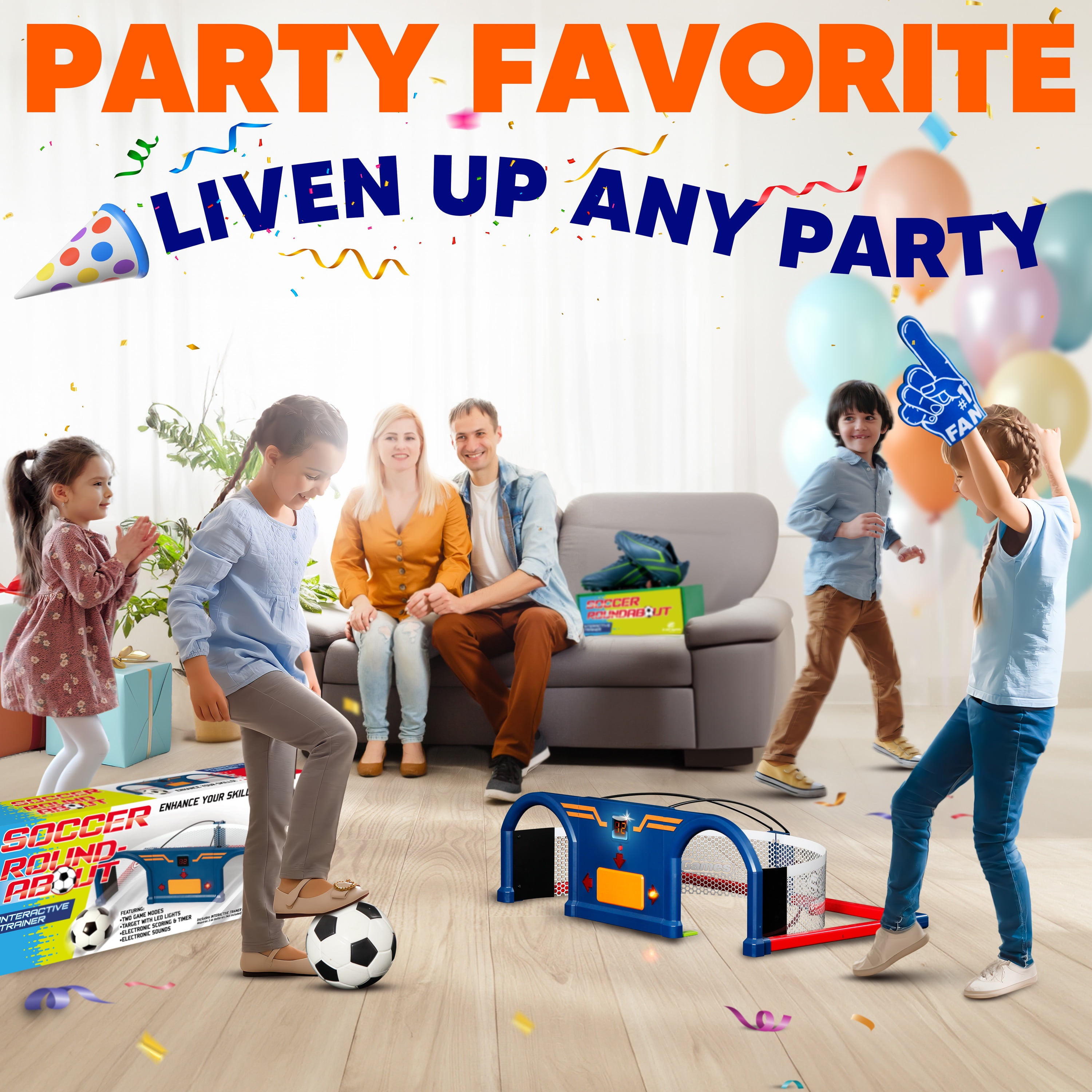 Kids Soccer Trainer Ball Set, E-Jet Games Soccer RoundAbout Sport