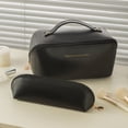 thumbnail image 4 of Bolsas De Maquillaje Bolsa de cosméticos de PU de 2 uds., caja de maquillaje de gran capacidad, portátil para viajes de verano femeninos Ndcxsfigh Cuidado Belleza, 4 of 9