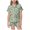C Green, variant on Girls' Pajama Sets Valentines Pajamas for Children Heart Print Short Sleeve Button Down Top and Shorts Two Piece Sleepwear with Pockets Red 2 Years-3 Years