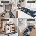 thumbnail image 5 of Pioneer Flower Floral Print Pattern Kitchen Rugs Sets Of 3,Kitchen Runner Rugs Non Skid Washable,Decorative Kitchen Floor Mats for Kitchen,Sink,Laundry,17"x30"+ 17"x47" + 17"x59", 5 of 6