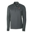 thumbnail image 2 of Men's Cutter & Buck Steel Arkansas Razorbacks Traverse Stripe Quarter-Zip Pullover Top, 2 of 3