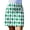 Green White Plaid 18, variant on 20" Knee Length Skorts Wide Waist Long Athletic Tennis Golf Skirt with Pockets
