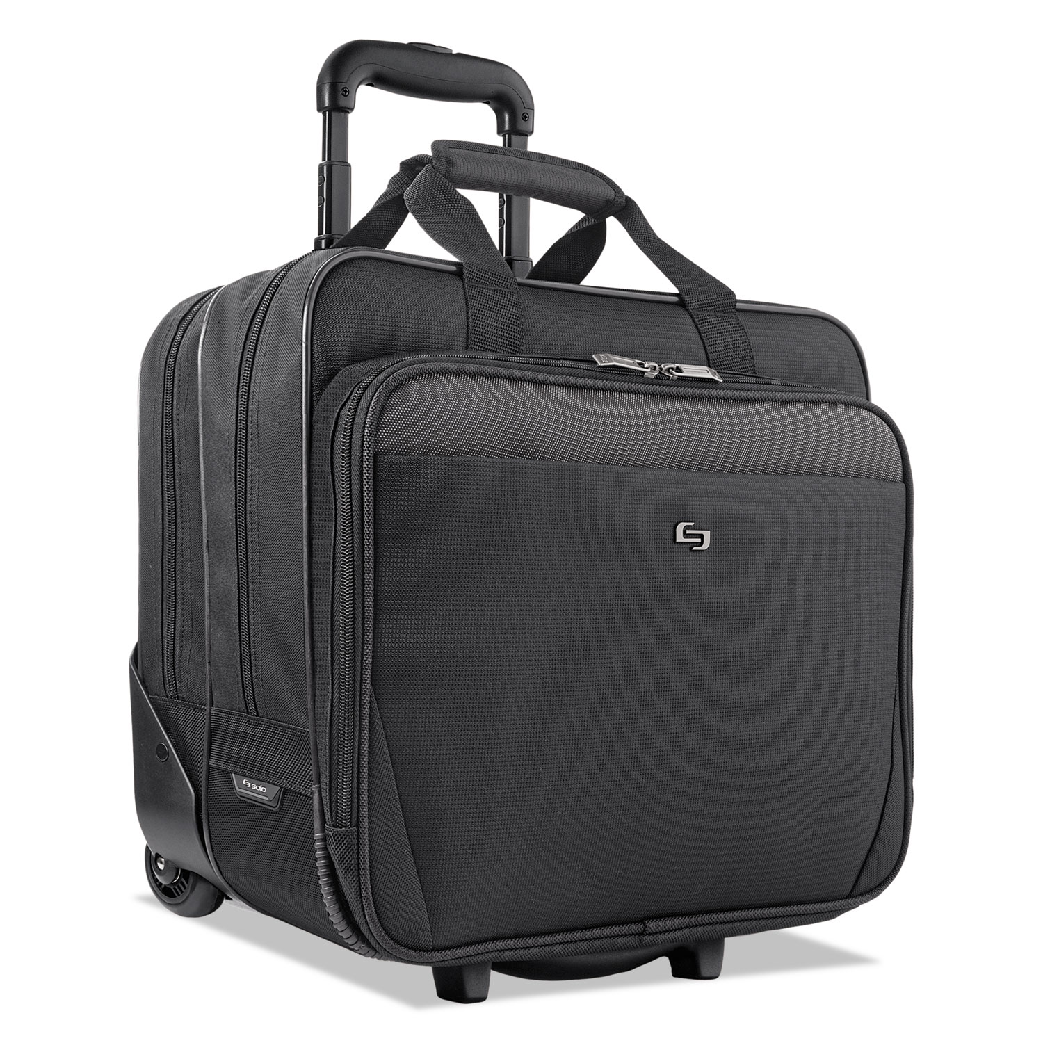SOLO Classic Rolling Case, 17.3", 16 3/4" x 7" x 14 19/50", Black (CLS9104) - image 4 of 9