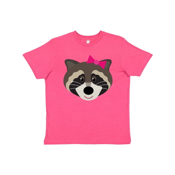 Inktastic Raccoon Girl Animal Youth T-Shirt