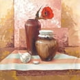 thumbnail image 2 of Babichev 26x26 Gold Ornate Wood Framed with Double Matting Museum Art Print Titled - Still-Life WITH RED POPPIES, 2 of 4