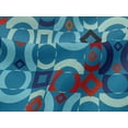 thumbnail image 5 of oneOone Viscose Jersey Teal Blue Fabric Geometric Fabric For Sewing Printed Craft Fabric By The Yard 60 Inch Wide-XS, 5 of 7