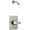 Brilliance Stainless, variant on Delta T14237-BLLHD Velum Shower Only Trim Package - Black