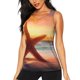 thumbnail image 1 of Fotbe Starfish Sunset Sea Beach Blusas Sin Mangas para Mujer – Estilo Casual, Corte Suelto, Slim-Fit, Cuello Redondo Deportivo, Tops de Verano para Gimnasio y Yoga-Small, 1 of 7