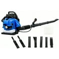 thumbnail image 2 of 75.6CC Backpack Gas Leaf Blower, 2-Cycle Gas Powered Backpack Blower with Fuel Tank, 900CFM Air Volume 210MPH Speed, Ideal for Lawn Care, 2 of 9