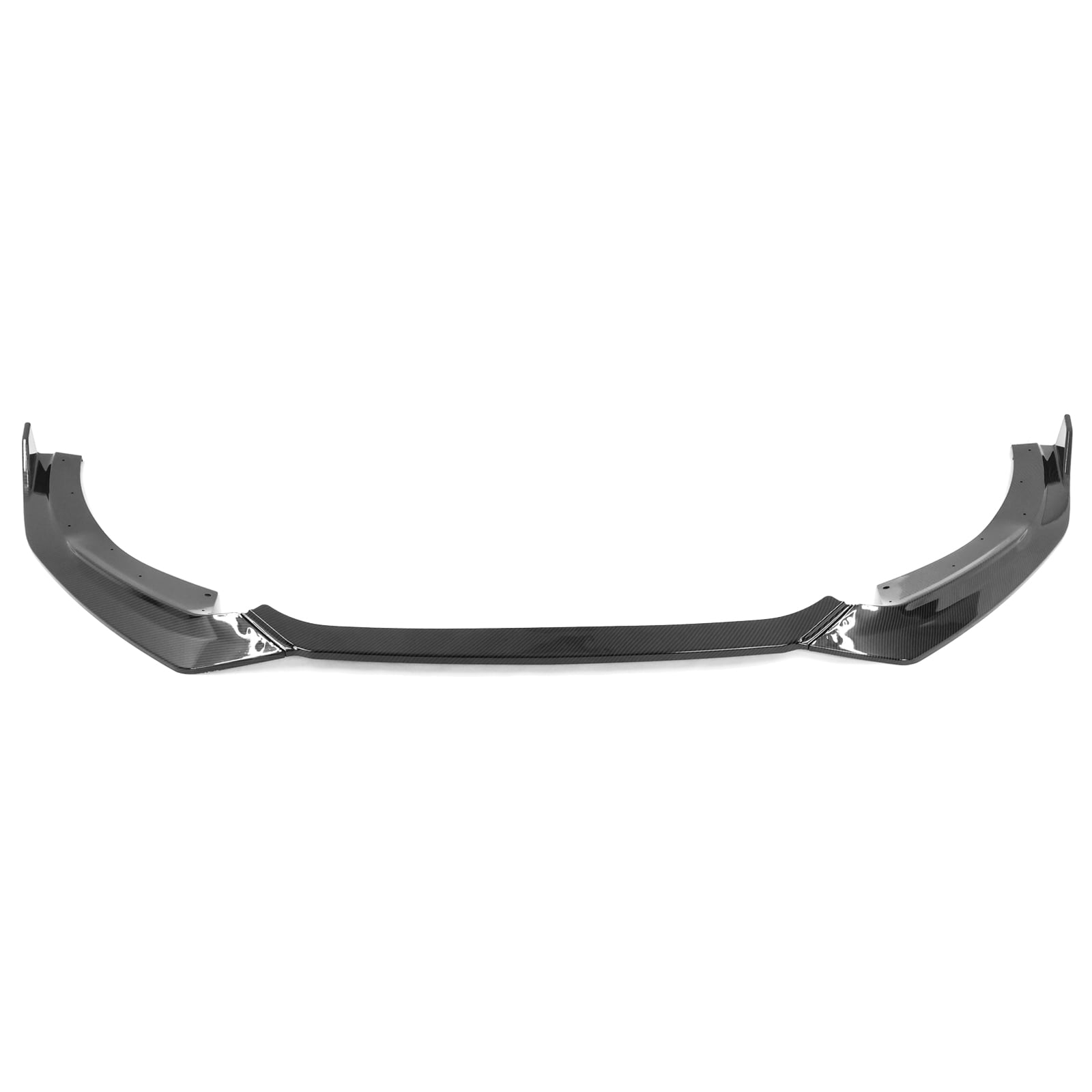Ikon Motorsports Front Bumper Lip Compatible With 2021-2024 Kia K5 GT-Line RD Style Carbon Fiber Print 4PCS Front Lower Spoiler Air Dam Chin Splitter - Injection PP