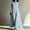 Light Blue, variant on Wedding Guest Summer Dresses for Women Maxi Cotton Linen Sleeveless Solid V-Neck with Pockets Beach Vacation Casual Khaki Work Sundresses M