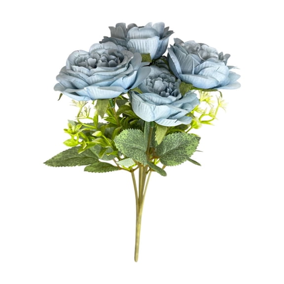 Artificial Simulation Bouquet - Realistic Fake Flowers with Delicate Leaves, Durable Materials, Perfect for Home and Office Decoration