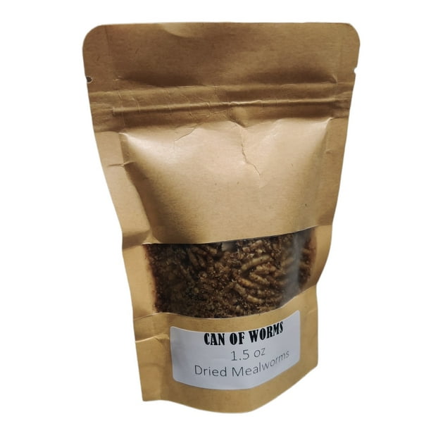 Dried Mealworms Farm Raised 1.5 oz