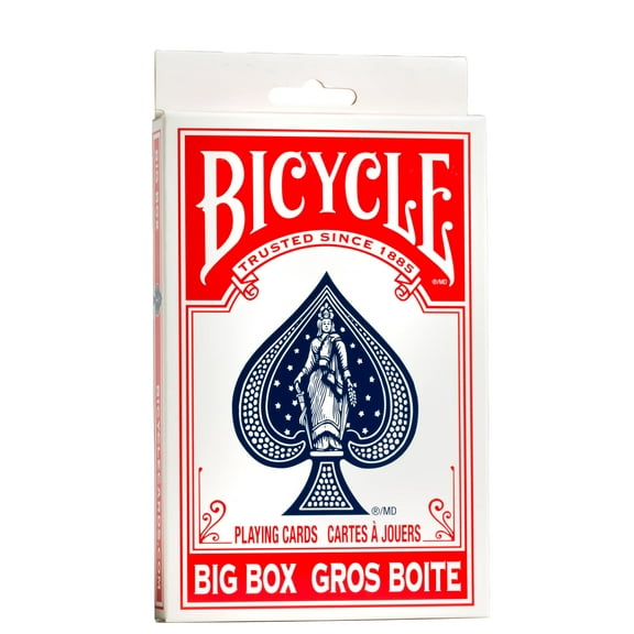 Bicycle Big Box Playing Cards - Red