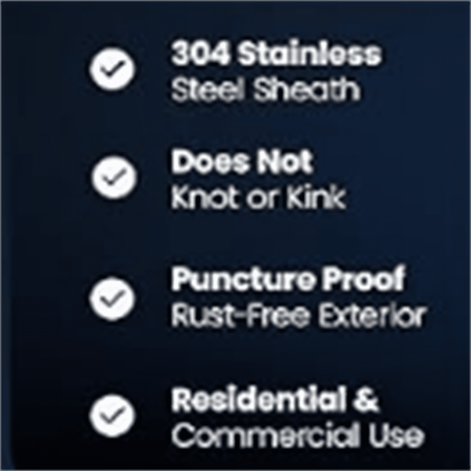 Garden Hose 15FT - 304 Stainless Steel Metal Water Hose, Flexible, Kink-Free, Lightweight, Durable, Crush Resistant Fittings, Easy to Coil, 500 PSI