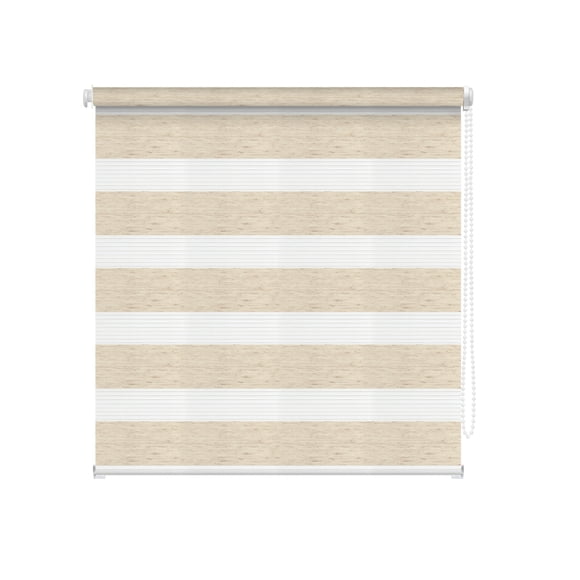Cortina Enrollable Duo SC 220cm Alto x 100cm Ancho Natural