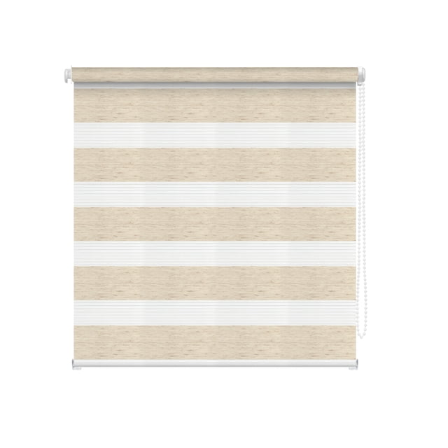 Cortina Enrollable Duo SC 220cm Alto x 100cm Ancho Natural