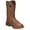 Brown, variant on Justin Men's Rush Western Work Boot Composite Toe ONE SIZE BROWN