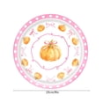 thumbnail image 2 of Elainilye Pumpkin Party Plates 10-Piece Fall Bow-Ties Theme, Thanksgiving Paper Plates for Dinner, Dessert, Holiday Table Setting., 2 of 6