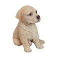 thumbnail image 2 of Garden Decor Animal Statue Yellow Labrador Puppy, 2 of 5