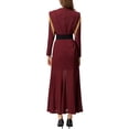thumbnail image 2 of BURRYCO womens  Red Solid Maxi Dress, 10, Red, 2 of 3