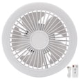thumbnail image 1 of Remote Control Smart Electric Fan with 3 Gears Speed Mini Fan for Home OutdoorWhite, 1 of 10
