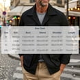 thumbnail image 6 of FRSASU Men's Lightweight Outdoor Hiking Cargo Jackets Stand Collar Outwear Button Down Motorcycle Coat with Multiple Pockets Black, 6 of 7