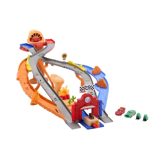 Pista de Juguete Mattel Cars de Disney y Pixar Pista Carrera al Rescate