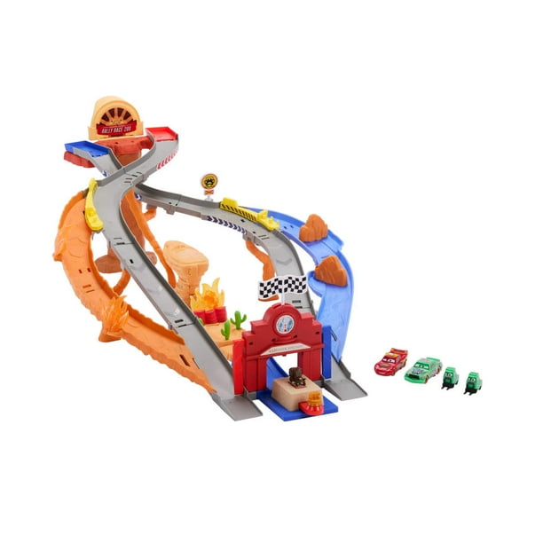 Pista de Juguete Mattel Cars de Disney y Pixar Pista Carrera al Rescate