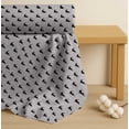 thumbnail image 4 of Soimoi Gray Cotton Voile Fabric Fish & Cat Animal Printed Craft Fabric by the Yard 56 Inch Wide, 4 of 7