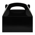 thumbnail image 5 of Restaurantware Gable Gift Boxes 25 Count 9.5 x 5 x 5 Inches Paper Black Gift Boxes Greaseproof With Handles Party Favor Boxes Black Color, 5 of 11