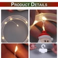 thumbnail image 6 of Gostoto Christmas LED Curtain Light Decoration Hanging Lights Cartoon DIY USB Battery Window Party Store Restaurant Wall Garland Decor, 6 of 6