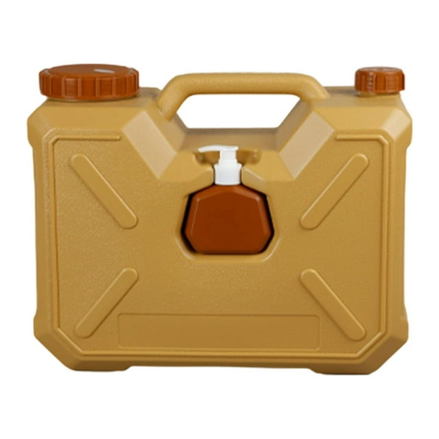 Contenedor de agua con grifo, dispensador de bebidas portátil, tanque de agua grueso, para exteriores 18 litros