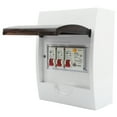 thumbnail image 1 of Boîte à fusibles à 2 voies - 40A 30mA RCD 2 MCB Boîte à fusibles de garage d'alimentation, Boîte électrique Bâtiment résidentiel Boîte auxiliaire électrique pour restaurants, bureaux, 230/400V, 1 of 8