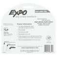 thumbnail image 2 of EXPO Low Odor Dry Erase Markers, Chisel Tip, Bold Colors, 4 Count, 2 of 10