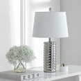thumbnail image 3 of Safavieh Harlee Modern Glam 22.5 in. H Table Lamp, Chrome, Set of 2, 3 of 10